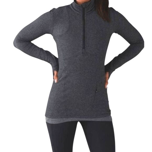 LULULEMON ATHLETICA Kanto Catch Me 1/2 Zip Pullover Size 8 - Picture 1 of 8